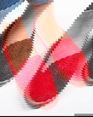 Pantofi Casual Omega Rosii