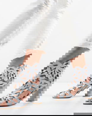 Sandale Fidelos Argintii