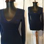 GUESS PULOVER BUMBAC BLEUMARIN FIR LUREX AURIU