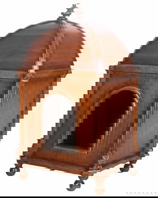 Cusca pentru caine din lemn mahon