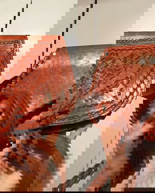 GEANTA PIELE NATURALA LUCRATA MANUAL