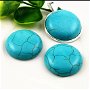 Cabochon 25mm turquoise natural