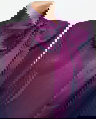 Bluza cu funda, violet