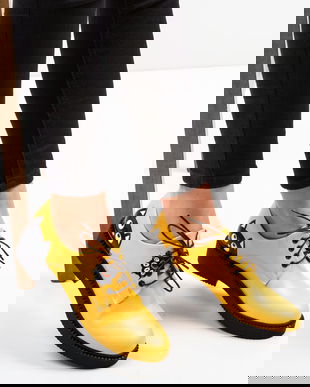 Pantofi Casual Cats Galbeni