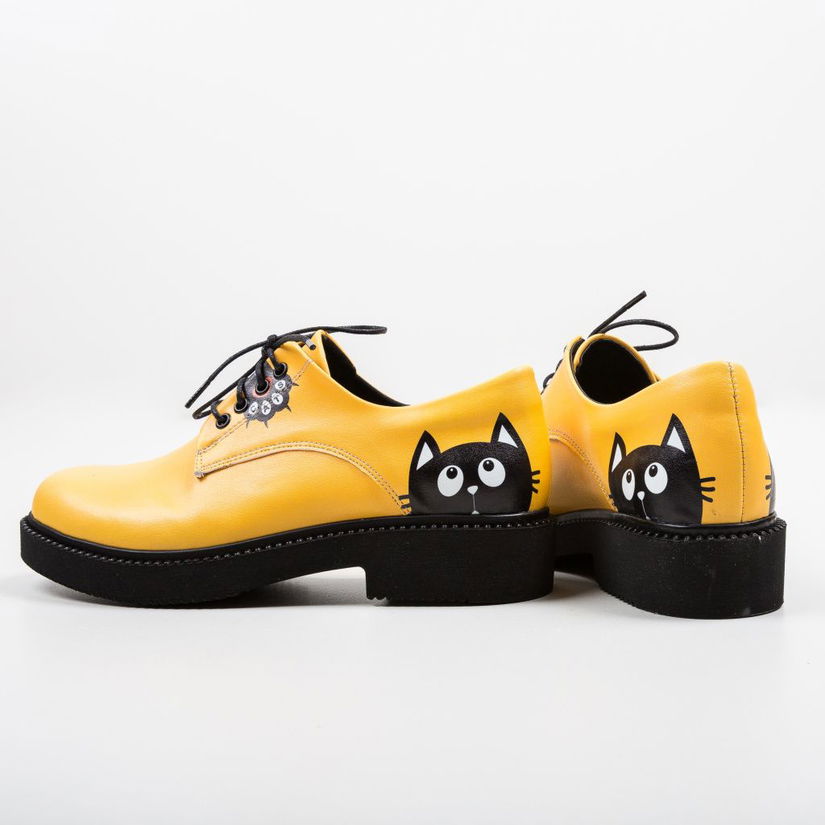 Pantofi Casual Cats Galbeni