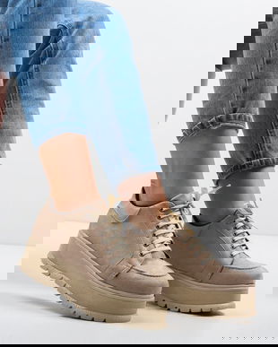 Pantofi Casual Kisio Bej