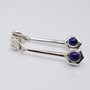 Cercei lungi din argint 925 si lapis lazuli