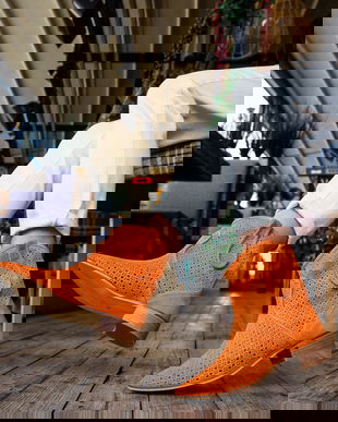 Botine Tamika Portocalii