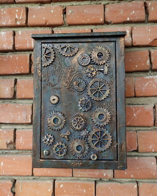 Cutie poștală - Steampunk xl