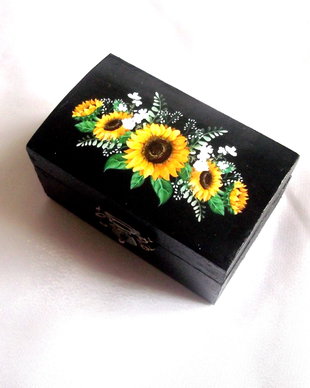Cutie din lemn decorata 38758