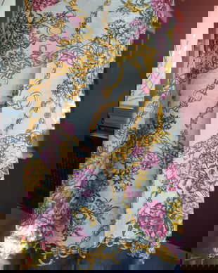 SUPERBA ESARFA MATASE NATURALA JAQUARD NICOLE DE BEAUVOIR PARIS