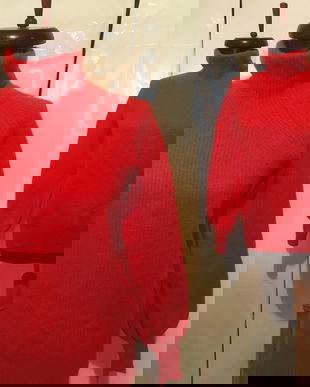 PULOVER CASMIR ROSU CORAI