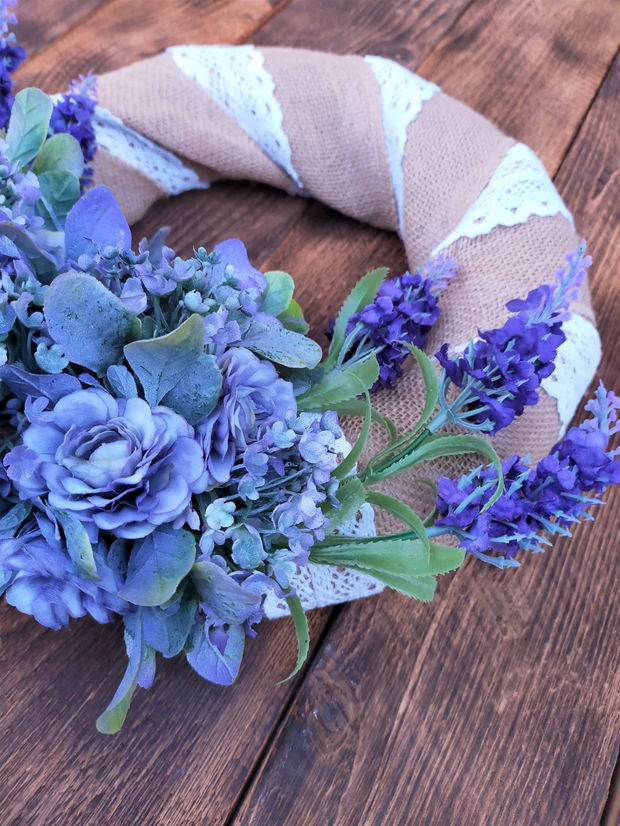 coronita decorativa lavanda