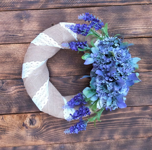 coronita decorativa lavanda