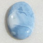 Cabochon blue opal Africa aprox 36x22x6 mm