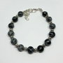 Bratara obsidian fulg de nea
