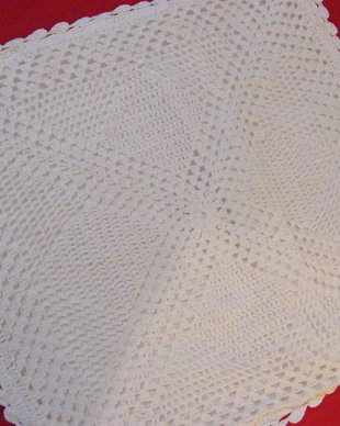 Husa perna decor dantela
