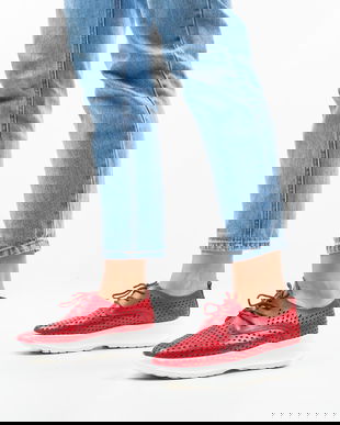 Pantofi Casual Thorp Rosii