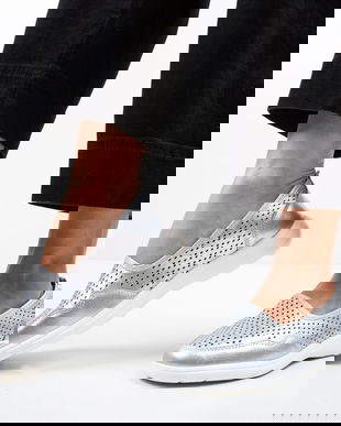 Espadrile Chapman Argintii