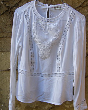 Bluza  cu dantela S