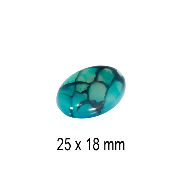 Cabochon Agat, 25 x 18 mm, A268