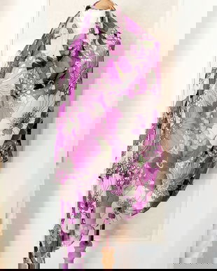 Esarfa matase naturala mare