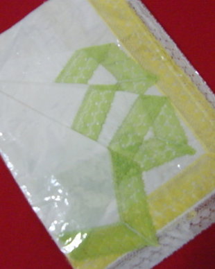 Nou-set 3 batiste cu dantela