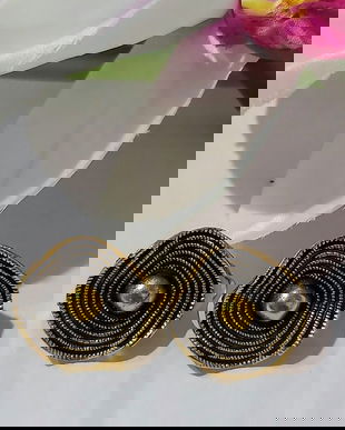 Cercei vintage cu clips