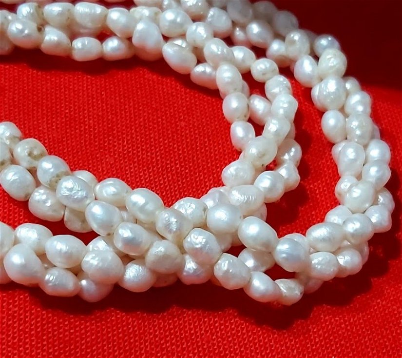 Colier vintage perle naturale