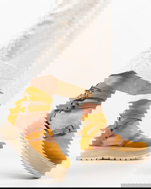 Pantofi Casual Deluxema Galbeni