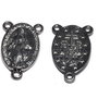 Link din aliaj metalic, gunmetal, 23x14.5 mm