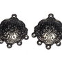 Candelabru din aliaj metalic, gunmetal, 28x25 mm