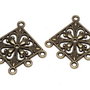 Candelabru din aliaj metalic, bronz, 37x33.5 mm