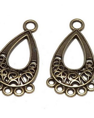 Candelabru, bronz, 28x15.5 mm