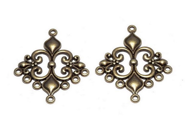 Candelabru, bronz, 36x20 mm