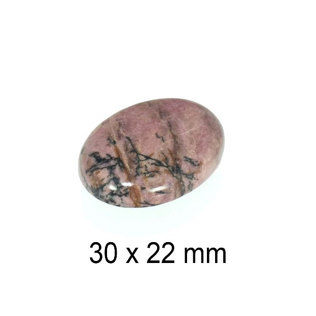 Cabochon Rodonit, 30 x 22 mm, A270