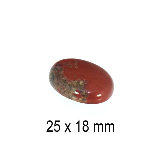 Cabochon Jasp Rosu, 25 x 18 mm, A271