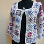 Cardigan crosetat