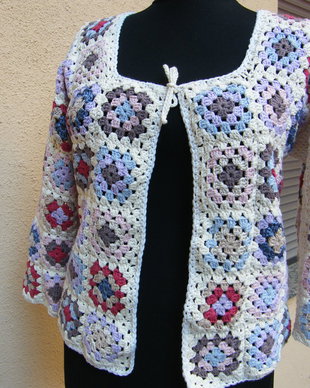 Cardigan crosetat