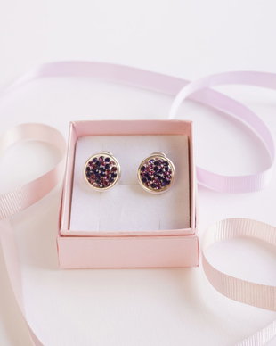Clipsuri de argint pavate cu cristale Swarovski