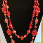 RED ROSES-coral,jasp imperial,argint tibetan