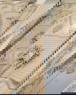 FATA DE MASA BUMBAC BRODATA MANUALSI DANTELA CROSETATA