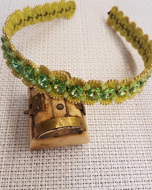 Bentita crosetata , rivoli swarovski