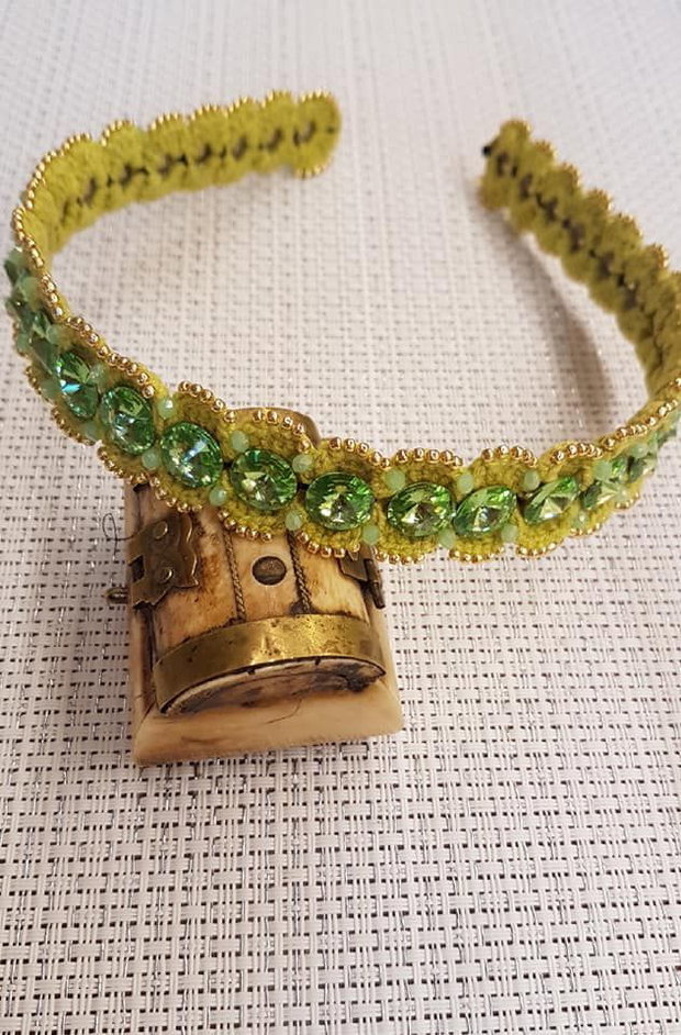 Bentita crosetata , rivoli swarovski