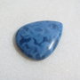 Cabochon lacrima blue opal Africa aprox 29.2x24x5.5 mm