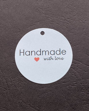 LE35 - etichete model "Handmade with love"