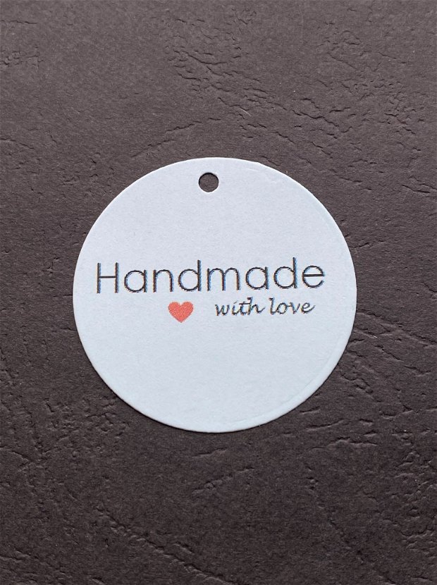 LE35 - etichete model "Handmade with love"