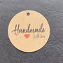 LE36 - etichete model "Handmade with love"
