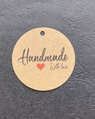 LE36 - etichete model "Handmade with love"