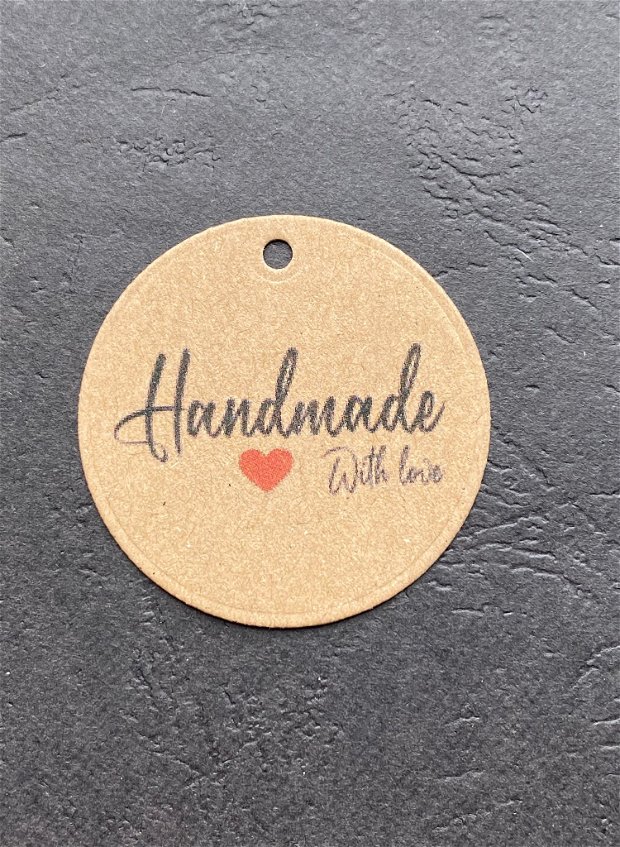 LE36 - etichete model "Handmade with love"